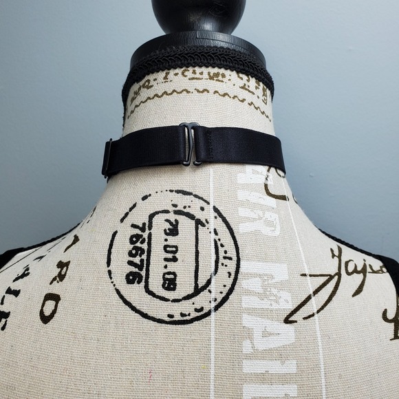 KILLSTAR Ever Ayla Velvet Lace Bralette Corset Women XXL Black Gothic KSRA000515 - Picture 10 of 10